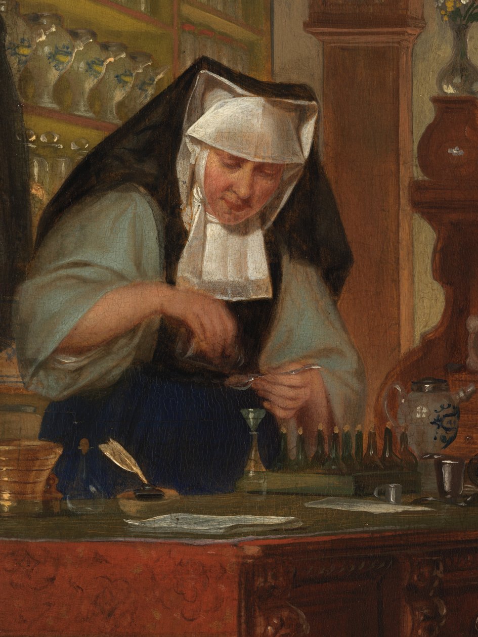 Detalje af apoteket på Saint-John