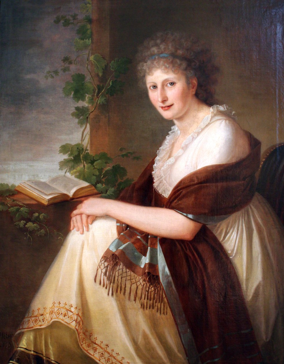 Elisabeth Christiane baronesse von Bouwinghausen af Philipp Friedrich von Hetsch