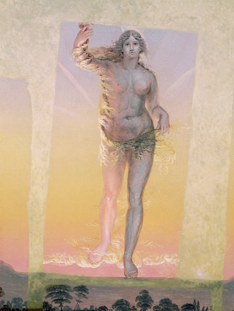Et afsnit fra den anden version af The Morning, 1809 (se også 144715) af Philipp Otto Runge