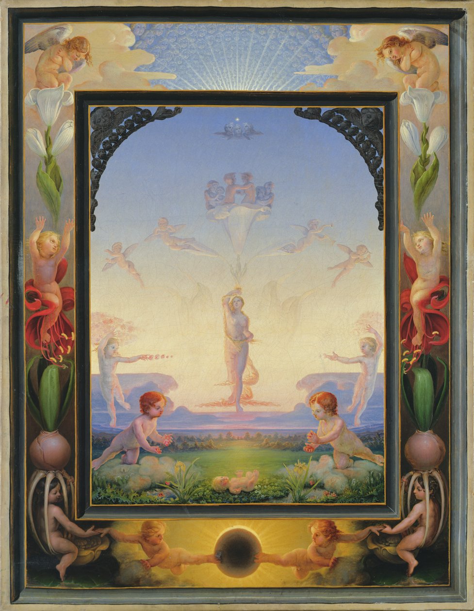 Morgen, 1808 af Philipp Otto Runge