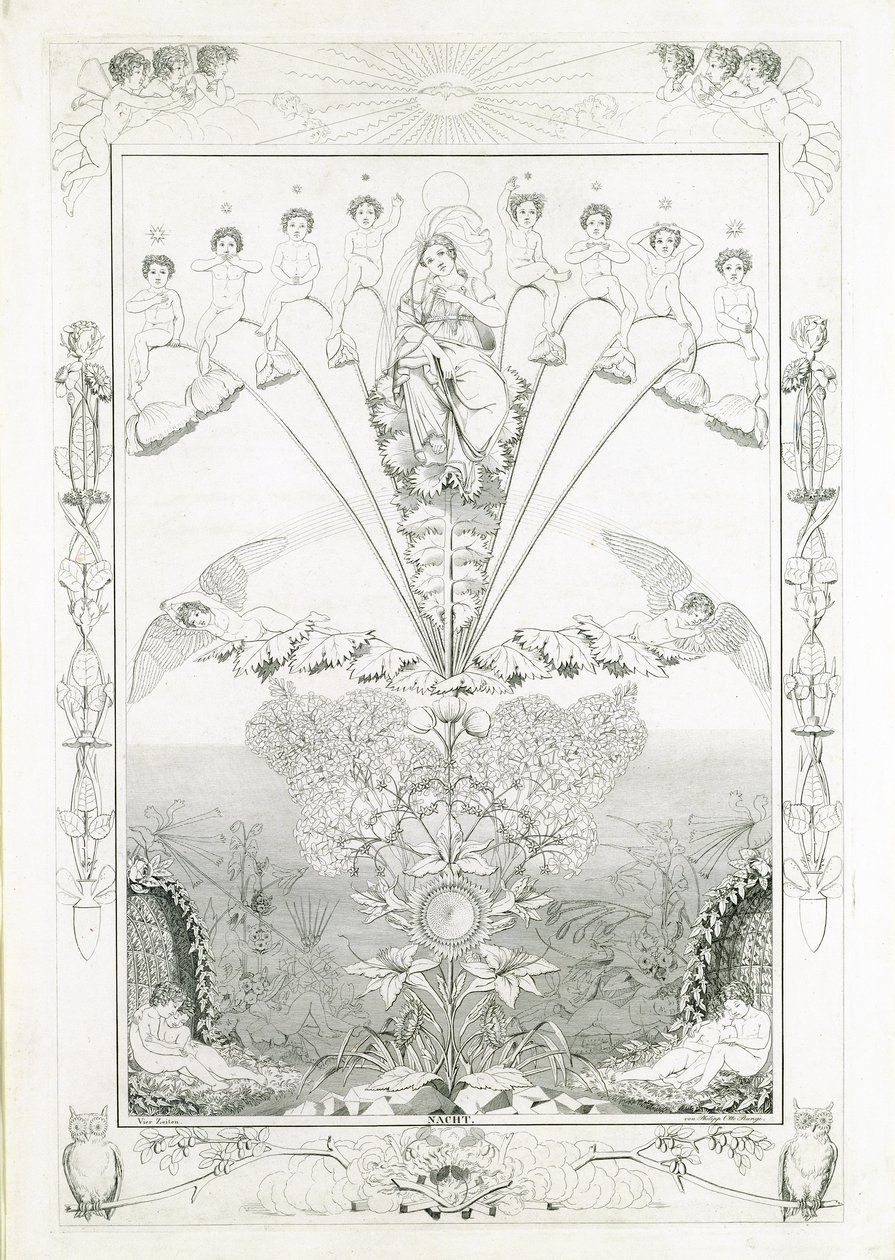 Nat, 1805 af Philipp Otto Runge