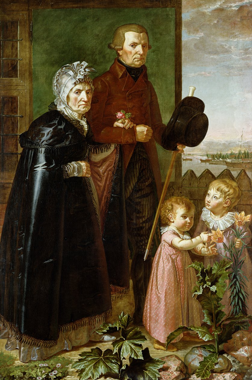 Kunstnerens Forældre, 1806 af Philipp Otto Runge