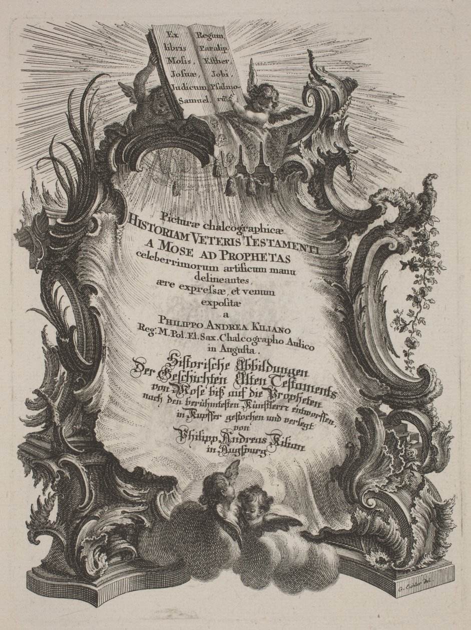Kalkografiske Billeder af Det Gamle og Nye Testamentes Historie af Philipp Andreas Kilian after Various Artists, Johann Michael Wagner