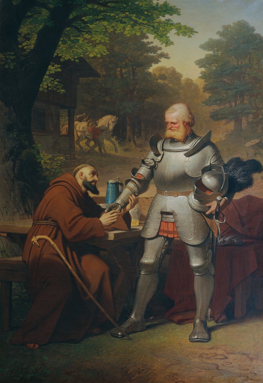 Scene fra Goethes "Götz von Berlichingen" af Philipp Foltz