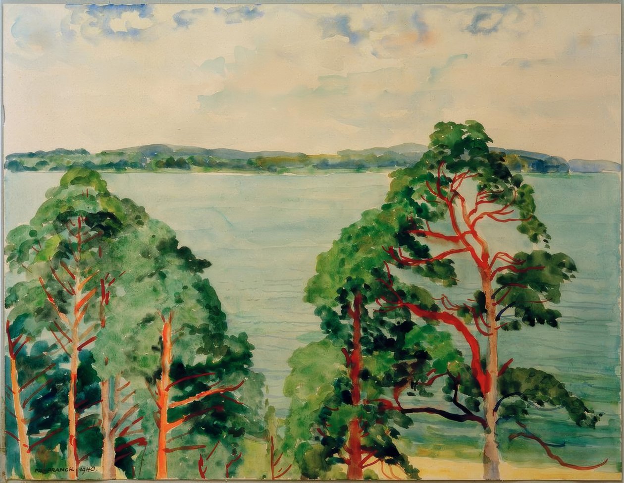 Badekar landskab af Philipp Franck