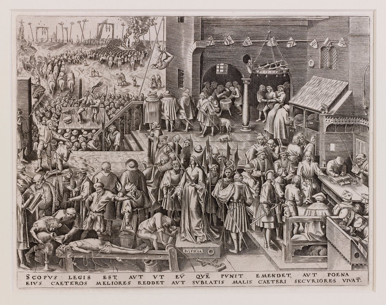Retfærdighed, c. 1560. af Philipp Galle