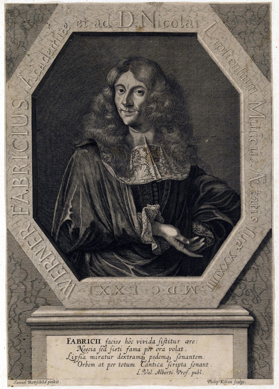 Afbildet person: Werner Fabricius af Philipp Kilian