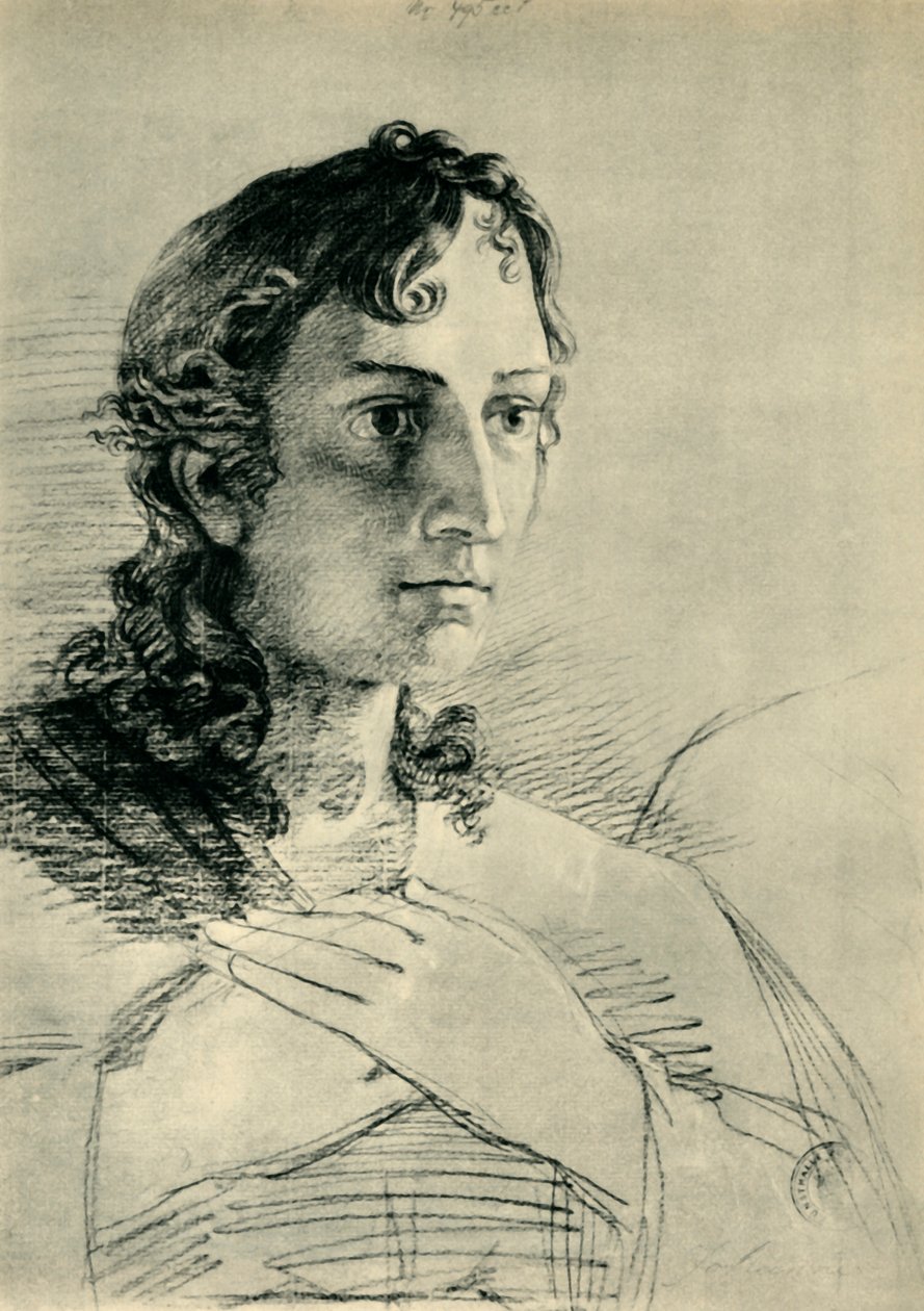 St Johns hoved og hænder, 1806, 1943. af Philipp Otto Runge