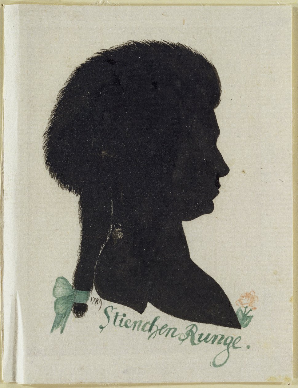 Stienchen Runge, 789 (indisk blæk og wc på papir) af Philipp Otto Runge