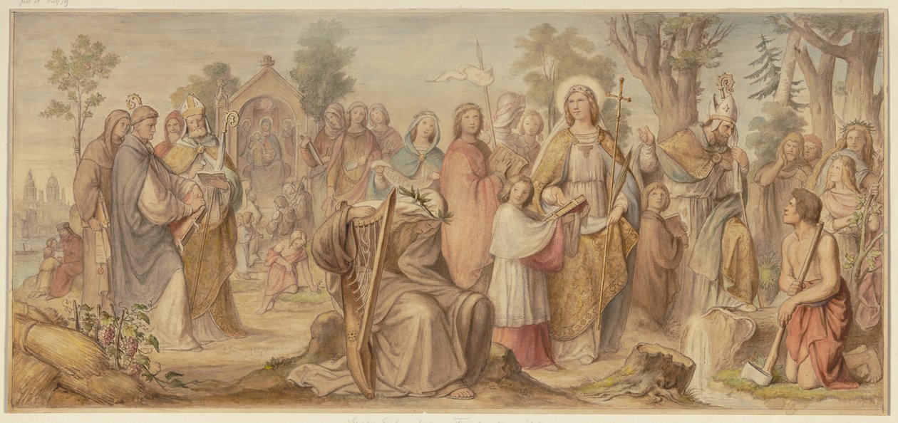 Kunstens indførelse i Tyskland ved kristendommen af Philipp Veit