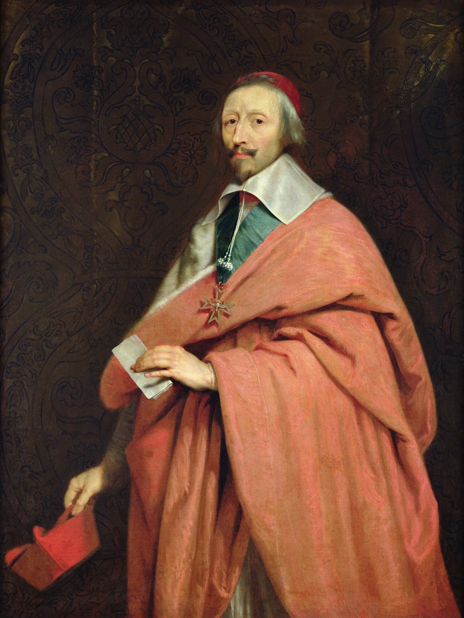 Kardinal Richelieu (1585-1642) ca. 1639 af Philippe de Champaigne