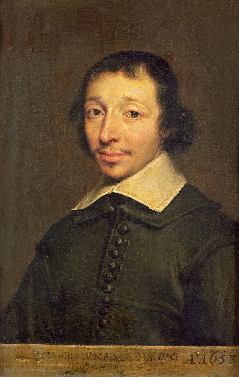 Portræt af Isaac-Louis Lemaistre de Sacy (1613-84) 1658 af Philippe de Champaigne
