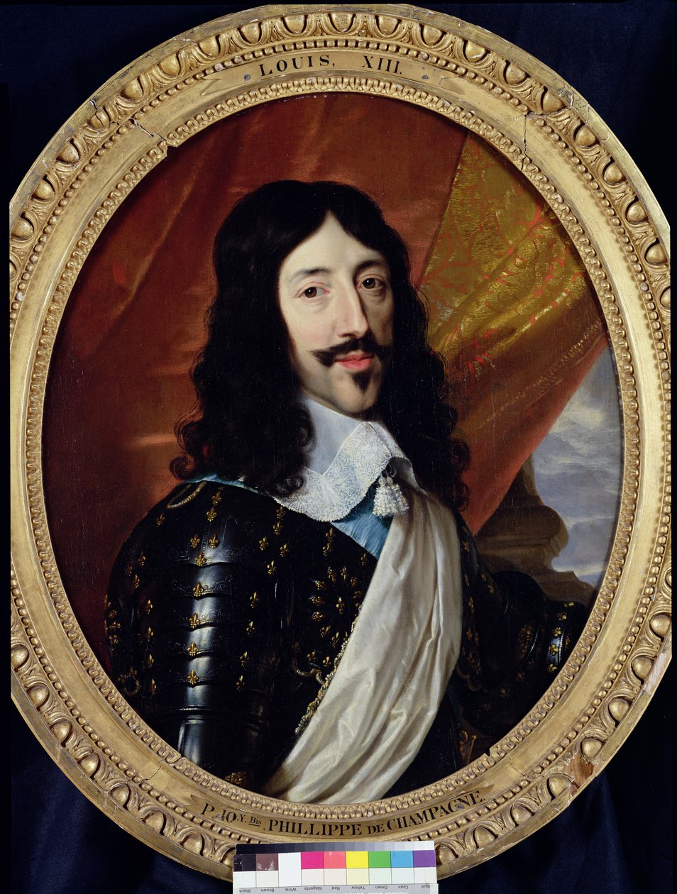 Portræt af Ludvig XIII (1601-43) efter 1610 af Philippe de Champaigne