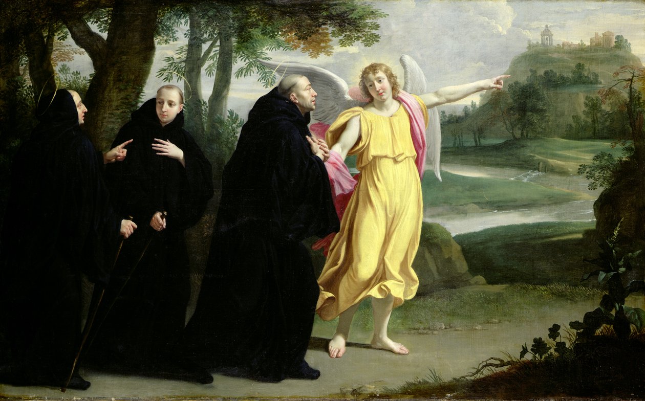 Scene fra St. Benedikts liv af Philippe de Champaigne