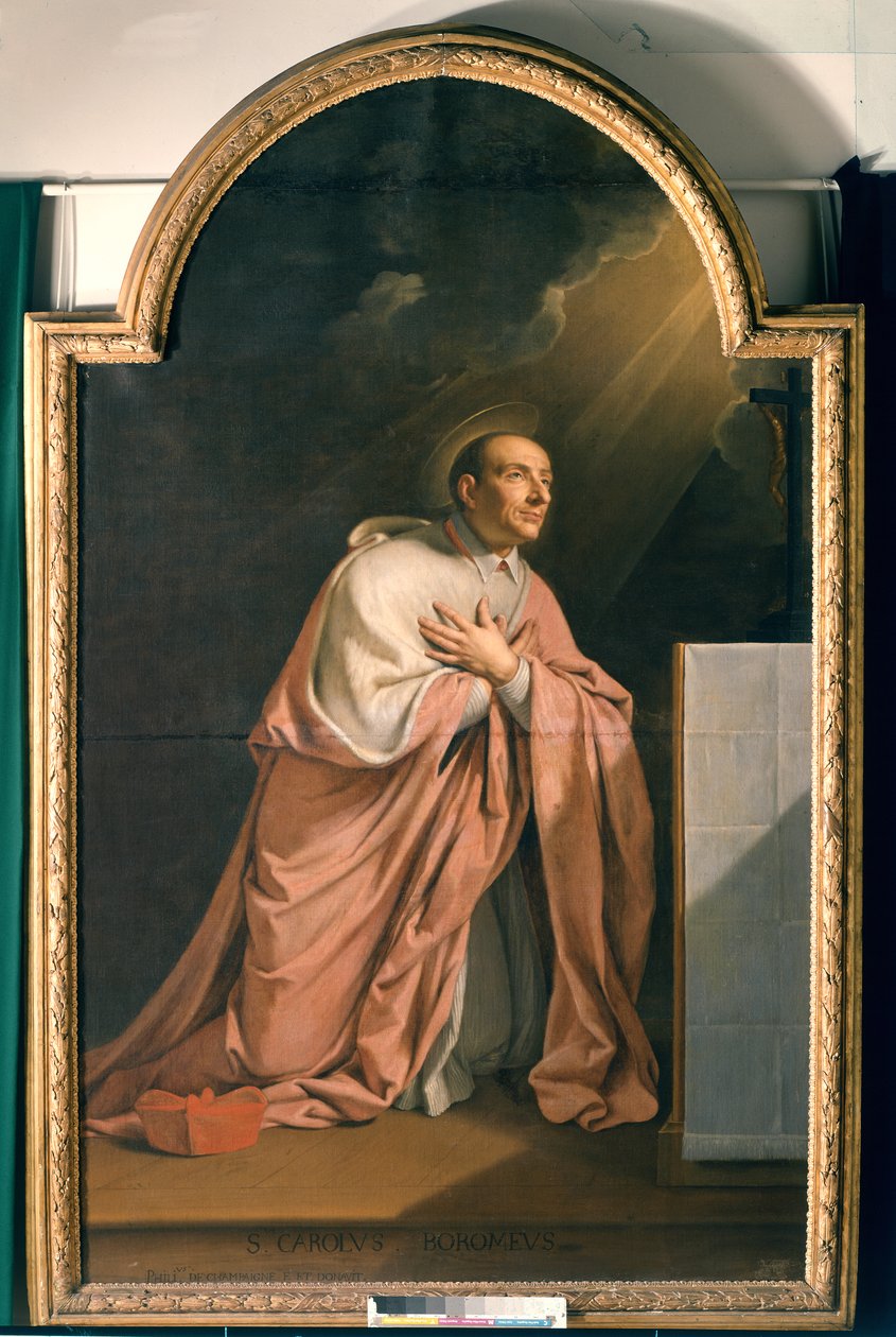 St. Charles Borromeo (1538-84) af Philippe de Champaigne
