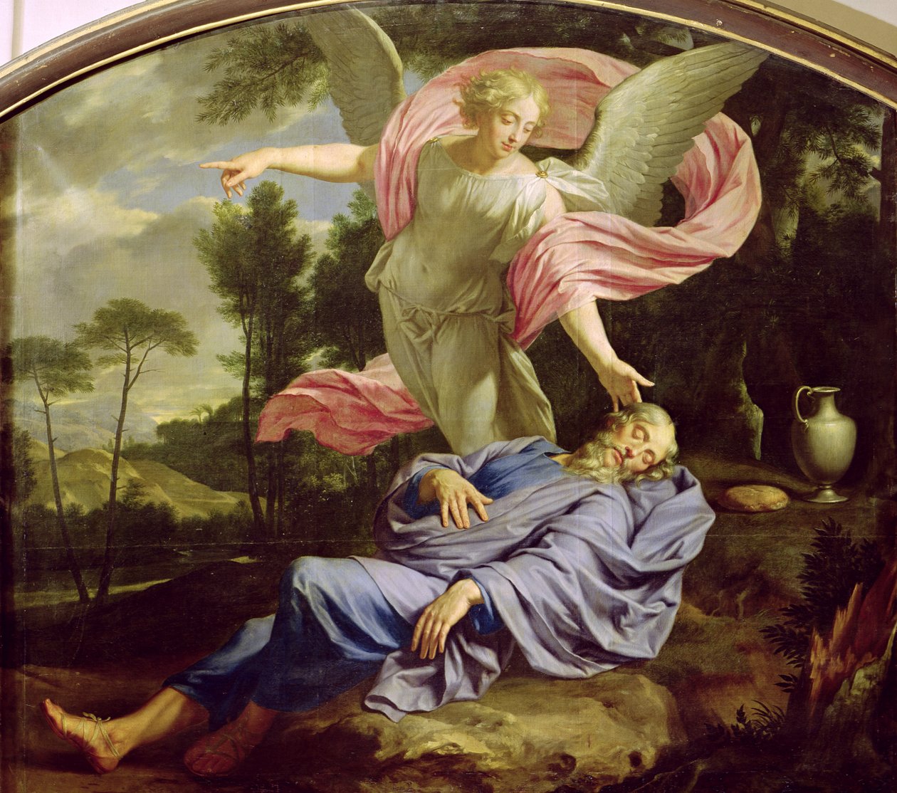 Drømmen om Elias, 1650-55 af Philippe de Champaigne