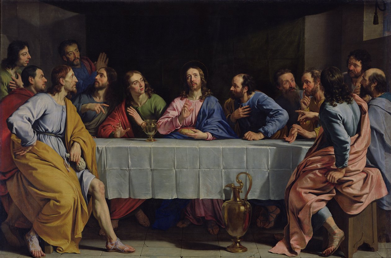 Den sidste nadver, 1648 af Philippe de Champaigne