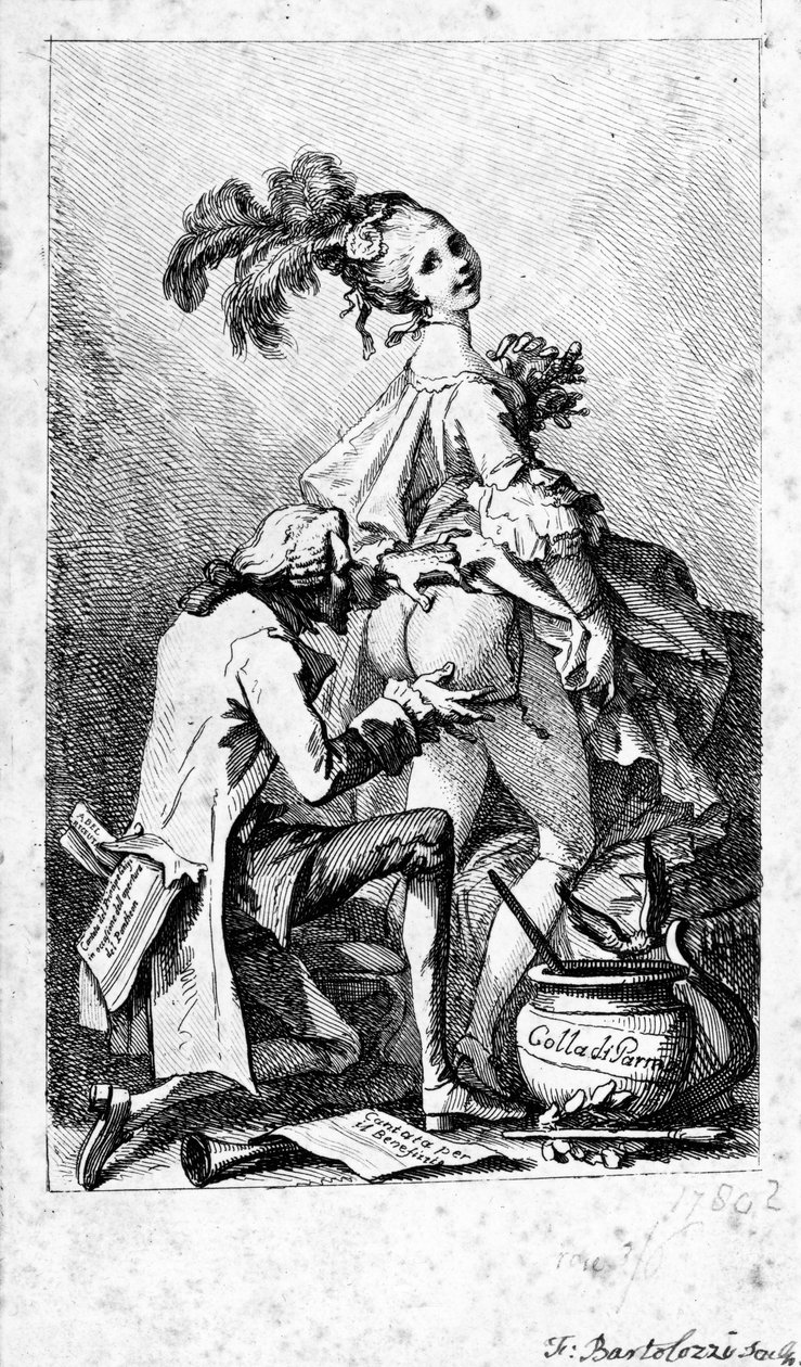 Colla di Parma, tryk lavet af Francesco Bartolozzi, ca. 1775 af Philippe Jacques de Loutherbourg