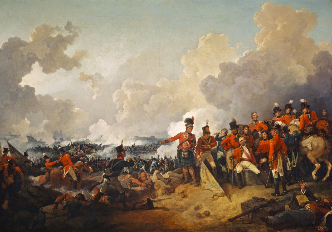 Slaget ved Alexandria, 21. marts 1801 af Philippe Jacques de Loutherbourg