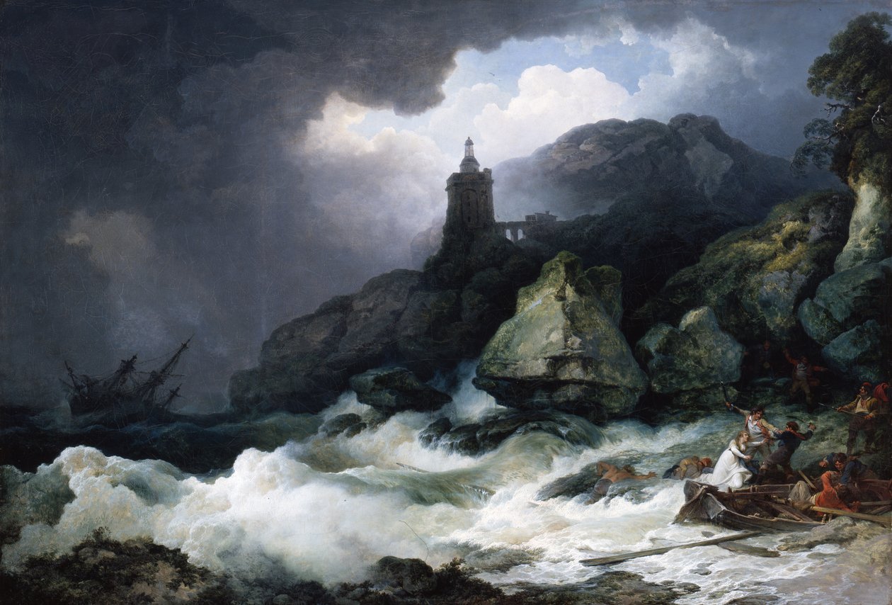 Forliset, 1793 af Philippe Jacques de Loutherbourg