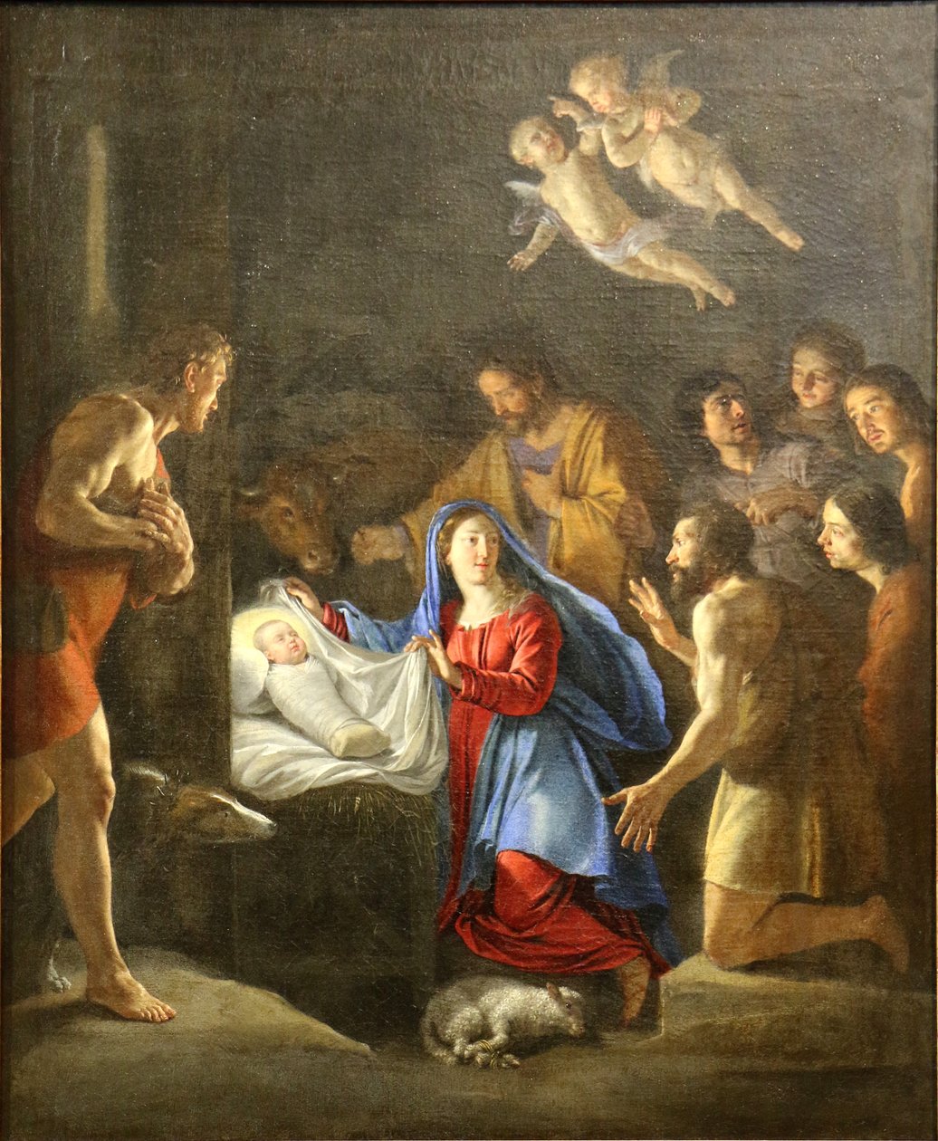 Tilbedelse af hyrderne af Philippe de Champaigne
