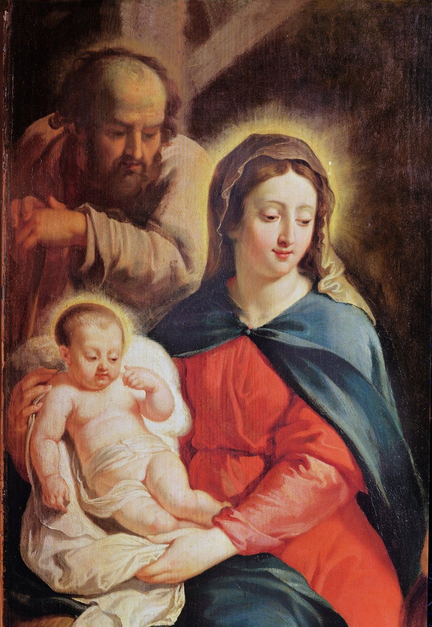 Tilbedelse af Magi (detaljer) af Philippe de Champaigne