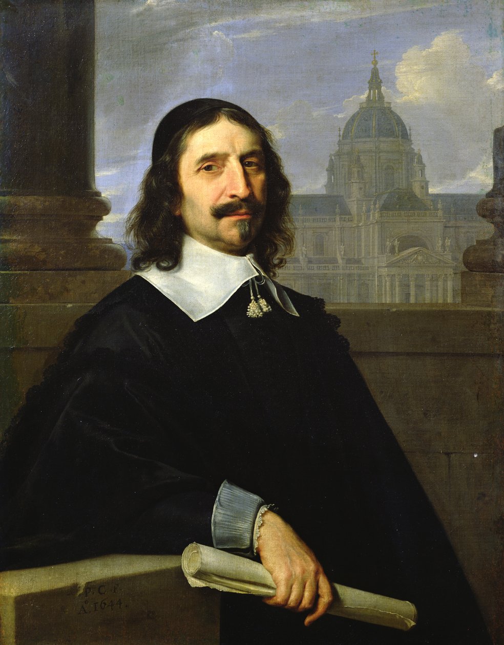 Jacques Lemercier (ca. 1590-1660) 1644 af Philippe de Champaigne