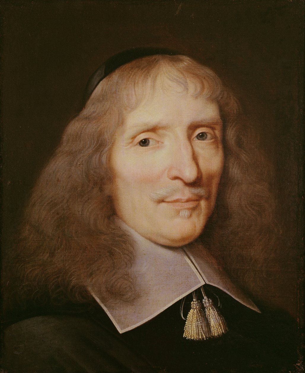 Portræt af en mand med en kalot i fløjl af Philippe de Champaigne