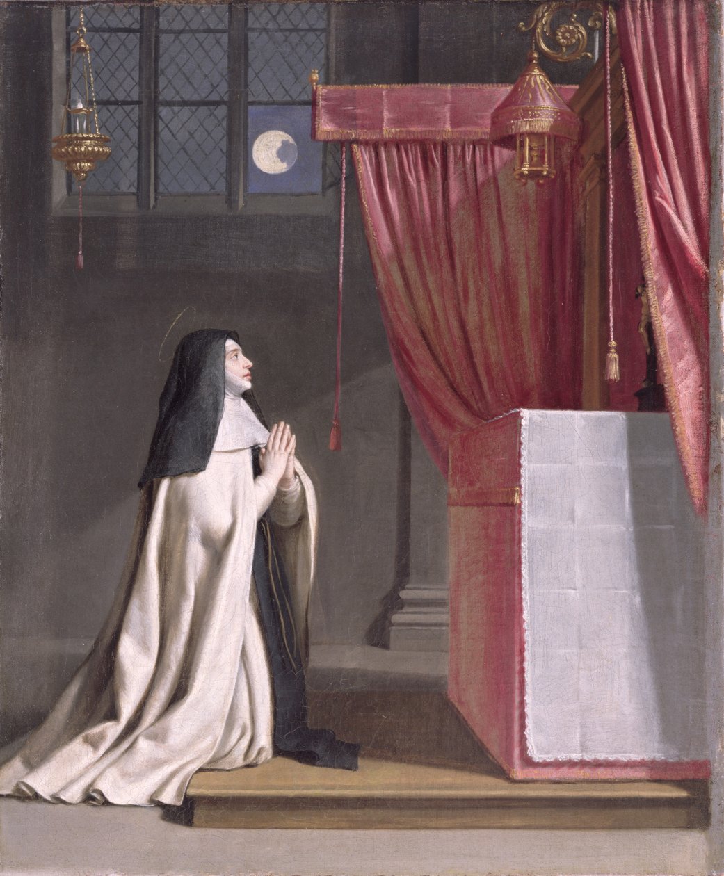 Vision af St. Juliana (11912-1258) af Mont Cornillon af Philippe de Champaigne