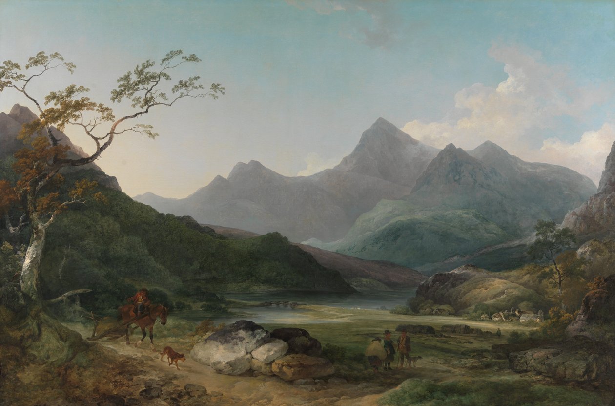 Snowdon fra Capel Curig af Philippe-Jacques de Loutherbourg