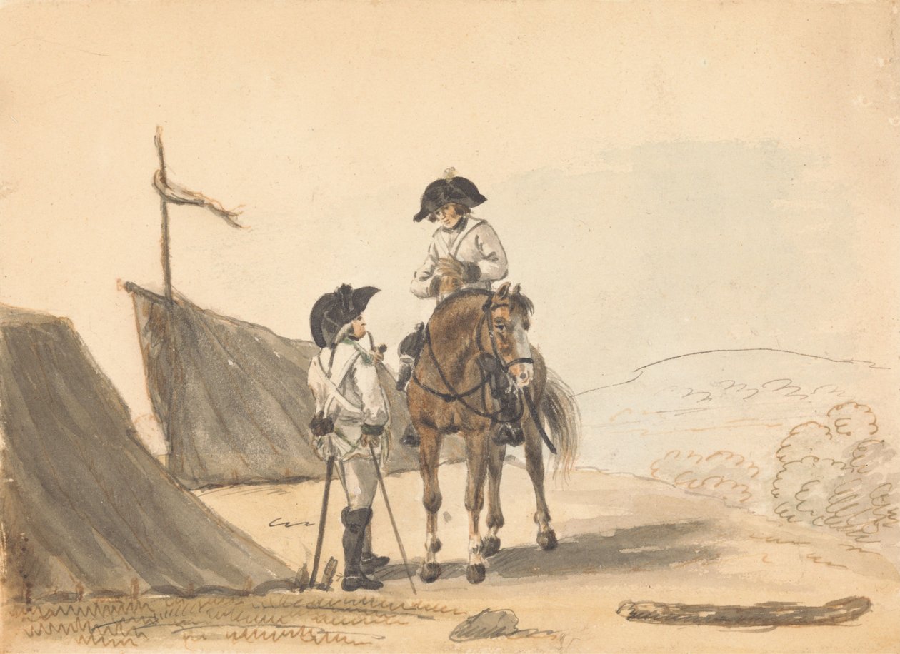 Lejren af Philippe-Jacques de Loutherbourg