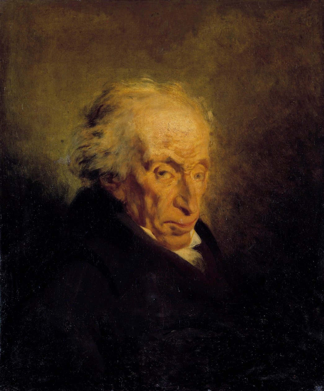 Portræt af Filippo Giuseppe Maria Ludovico Buonarroti, mere almindeligt kaldet Philippe Buonarroti (1761-1837), politiker Maleri af Philippe Auguste Jeanron (1809-1877) 1800-tallet søn. 0,65x0,54 m af Philippe Auguste Jeanron