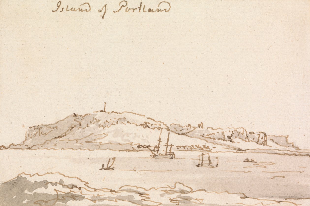 Øen Portland af Philippe Jacques de Loutherbourg