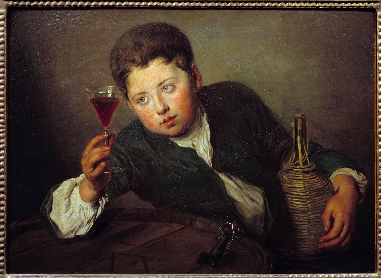 Den unge smager Maleri af Philippe Mercier (1689-1760) (ec.engl.) 1700-tallet søn. 0,5x0,67m af Philippe Mercier