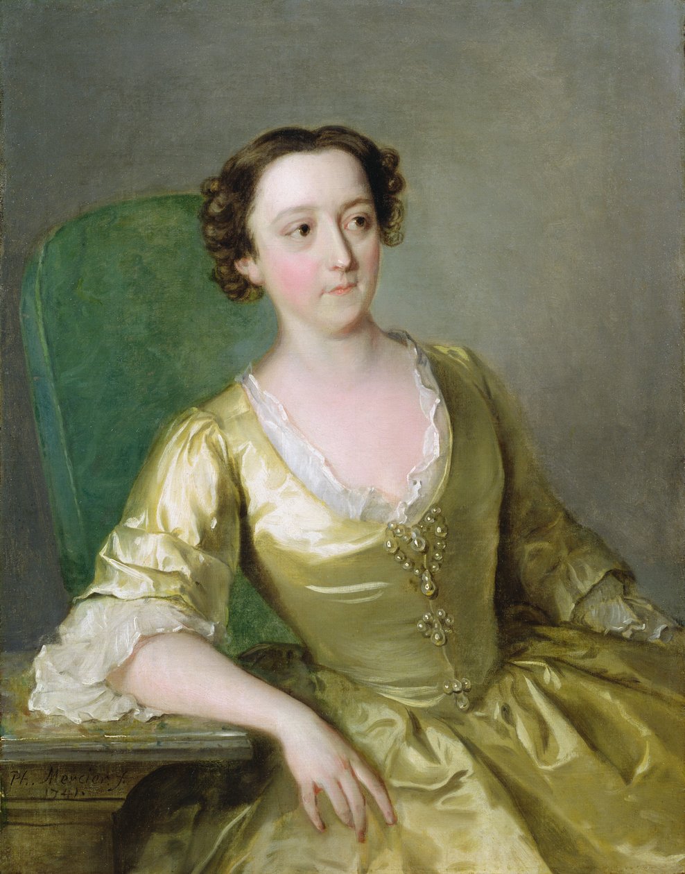 Miss Adams, ca. 1741 (olie på lærred) af Philippe Mercier