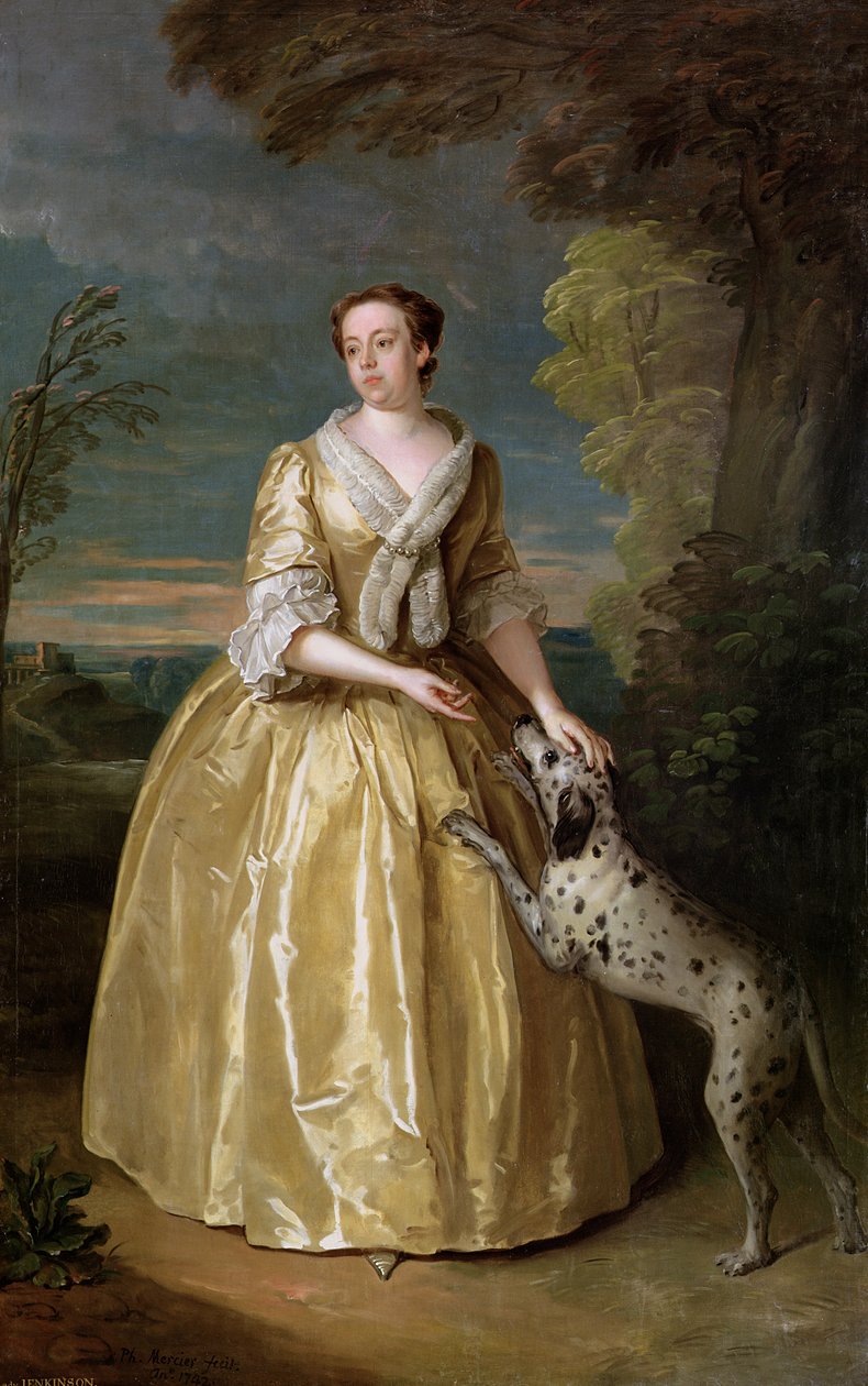 Portræt af Lady Jenkinson af Philippe Mercier