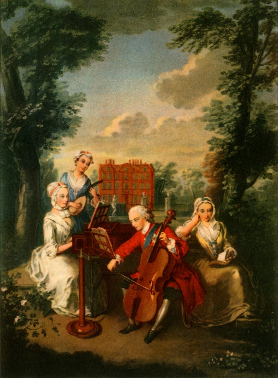 Prins Frederick Louis, Prince of Wales, spillede 