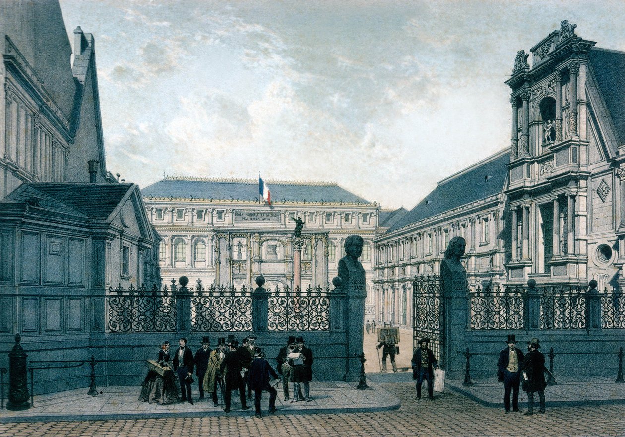 Palace of Fine Arts, Paris af Philippe and Ciceri Eugene (1813 1890) Benoist