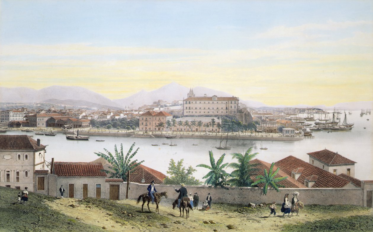 Rio de Janeiro (litho farve) af Philippe and Ciceri Eugene Benoist