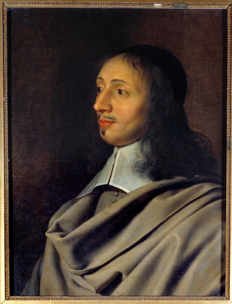 Portræt af Antoine Le Maistre (eller Lemaistre, Le Maitre) (1608-1646), professor i retorik og diktion af dramatikeren Jean Racine En stor jansenisme, han var medlem af Arnauld-familien - Kopi af et originalt tabt portræt af Philippe de Cham af Philippe de (after) Champaigne