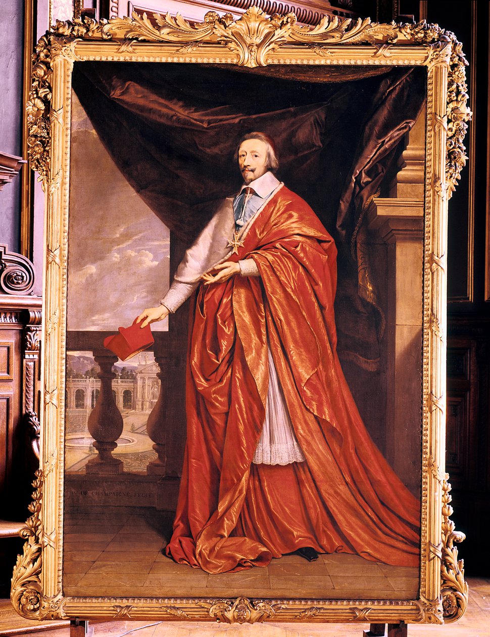 Kardinal Richelieu, fransk prælat og statsmand, 1640 af Philippe de Champaigne