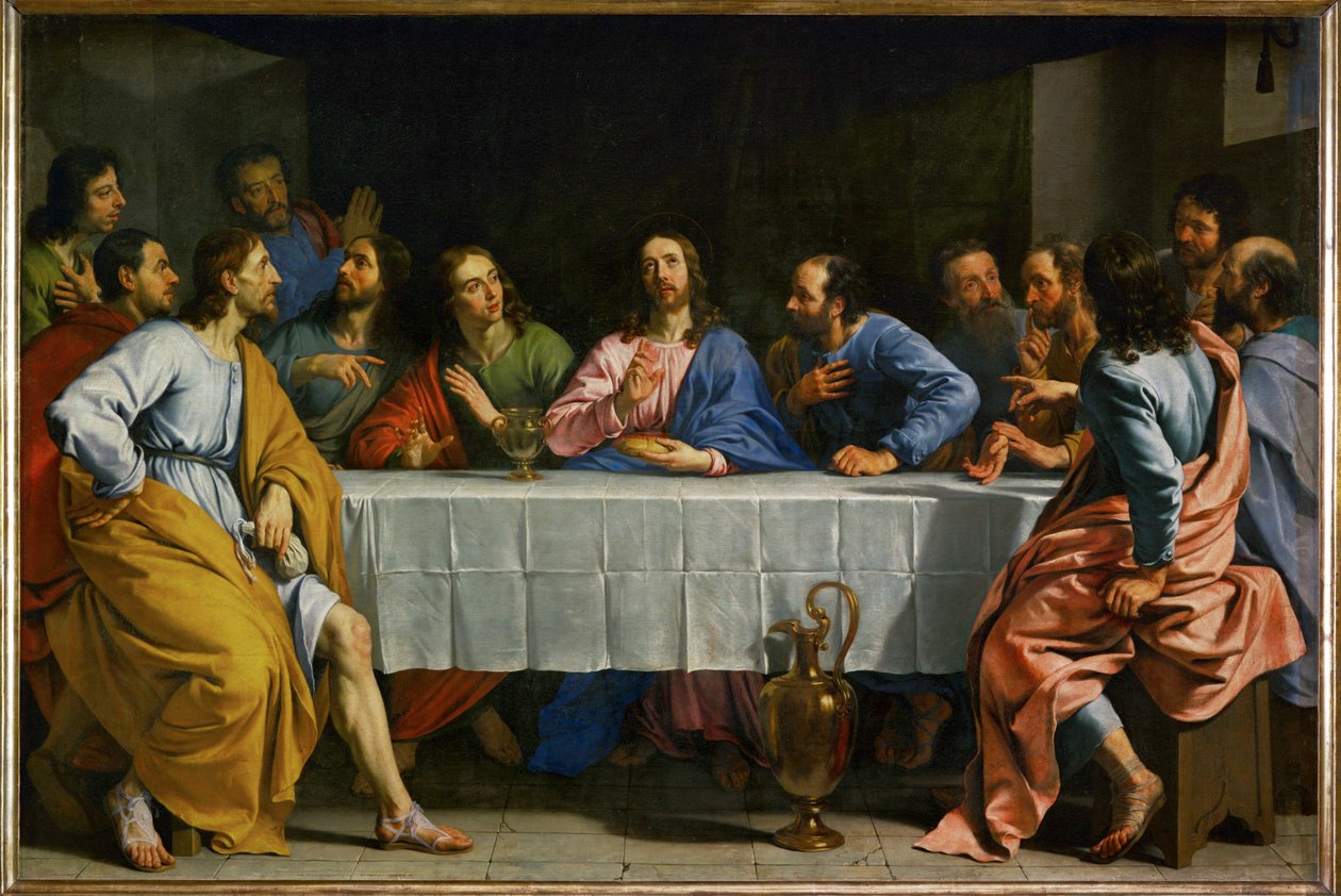 La cene - den sidste nadver ... af Philippe de Champaigne