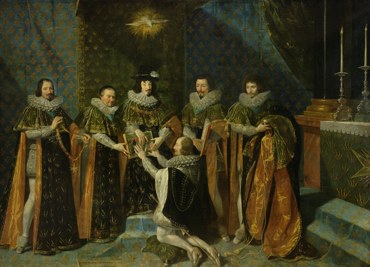 Louis XIII (1601-43) Modtagelse af Henri d