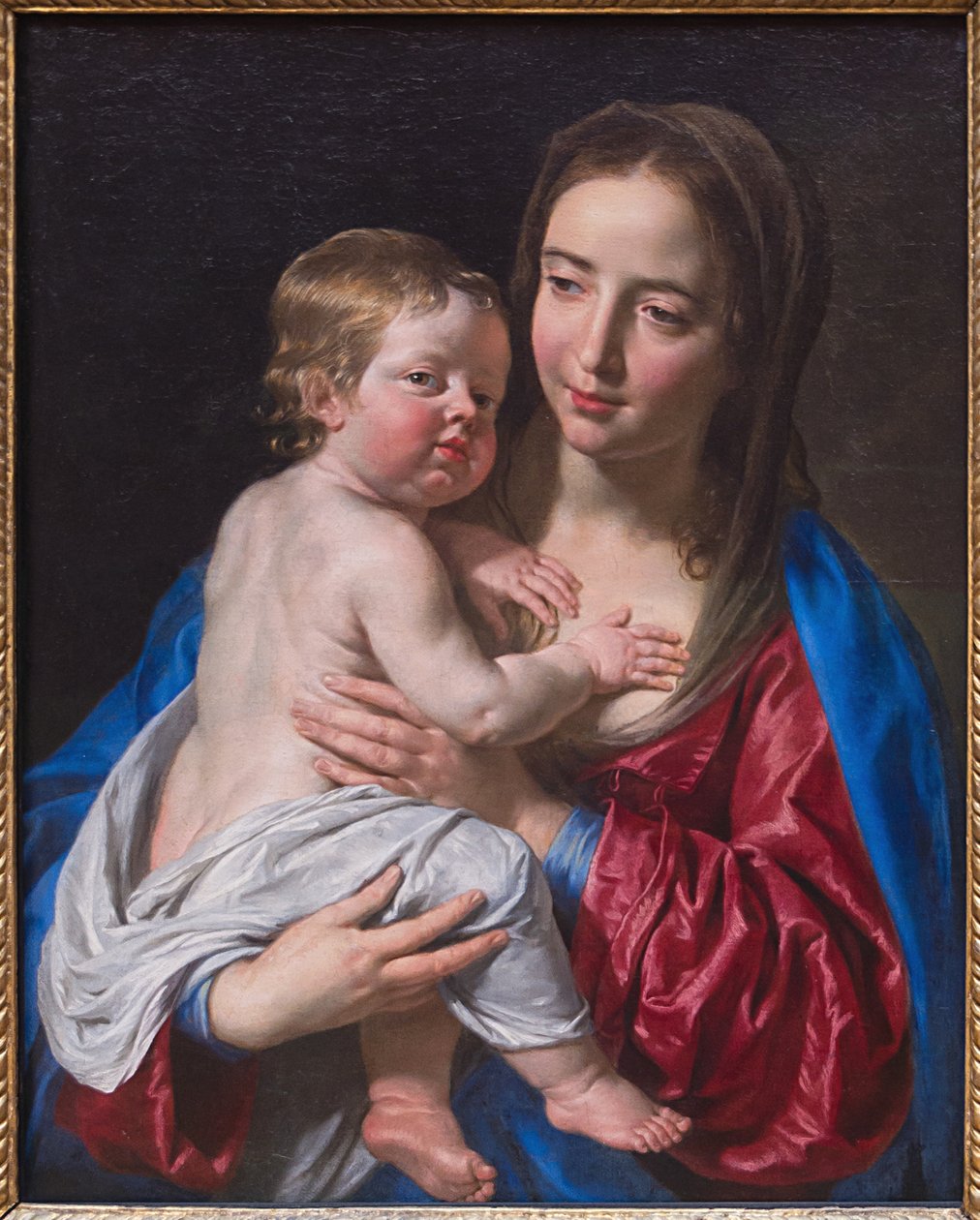 Madonna med barnet af Philippe de Champaigne