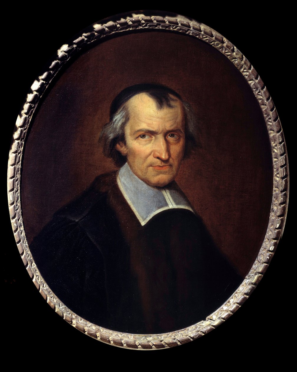 Portræt af Antoine Arnauld dit le Grand Arnauld (1612-1694), fransk præst, teolog, filosof og matematiker, medlem af Jansenists maleri af Philippe de Champaigne (1631-1684) 1600-tallet søn. 0,69x0,57 m af Philippe de Champaigne