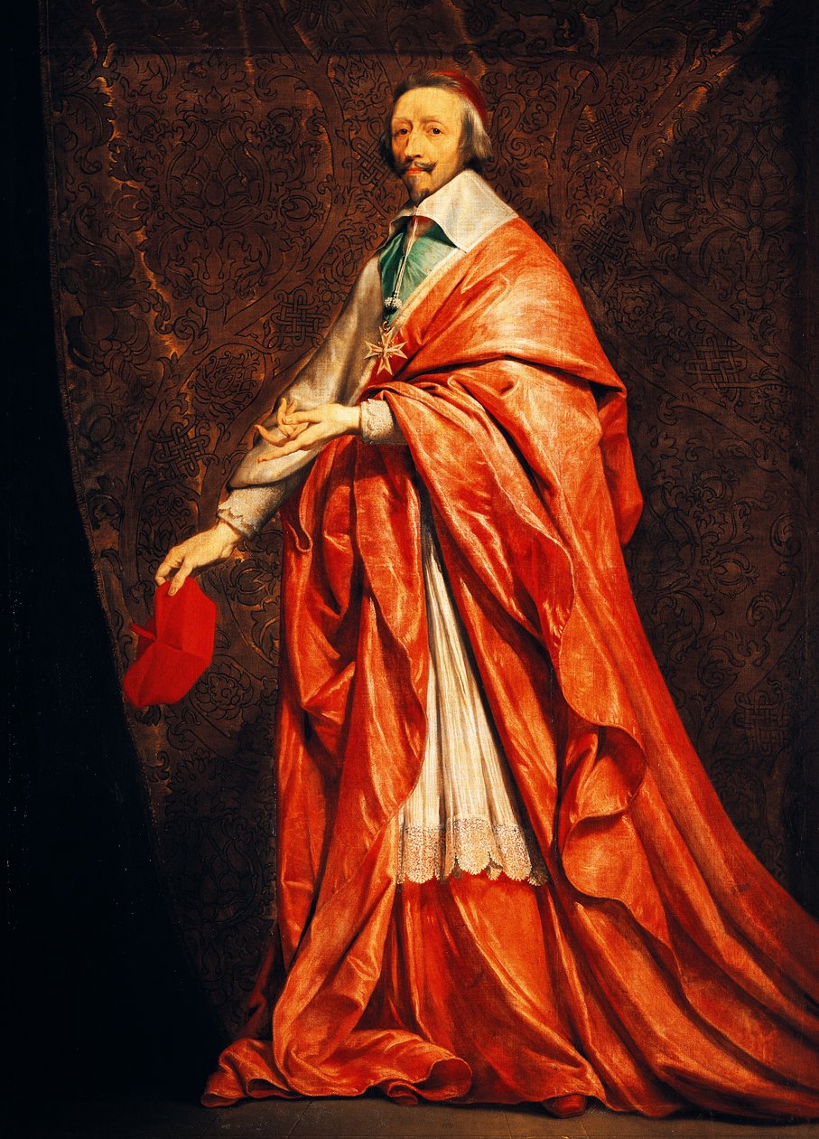 Portræt af Armand-Jean du Plessis (Paris af Philippe de Champaigne