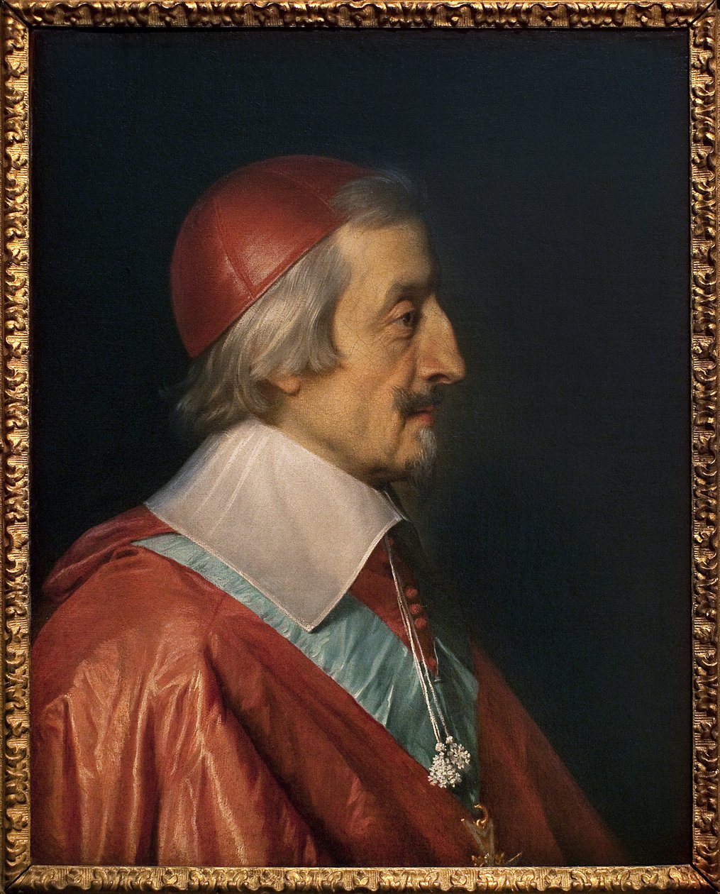 Portræt af kardinal Richelieu (Armand Jean Duplessis de Richelieu af Philippe de Champaigne