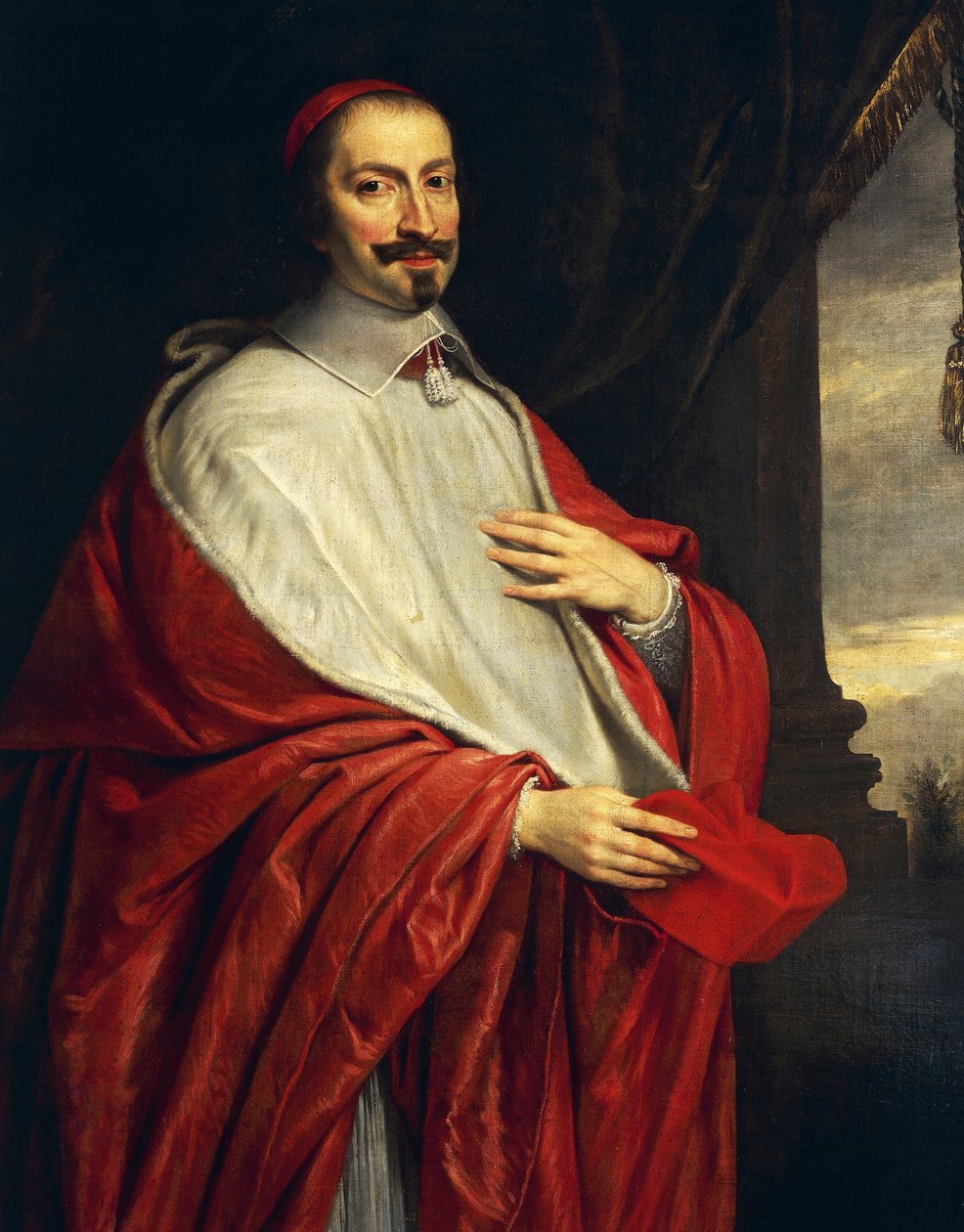 Portræt af Giulio Raimondo Mazzarino (Pescina af Philippe de Champaigne