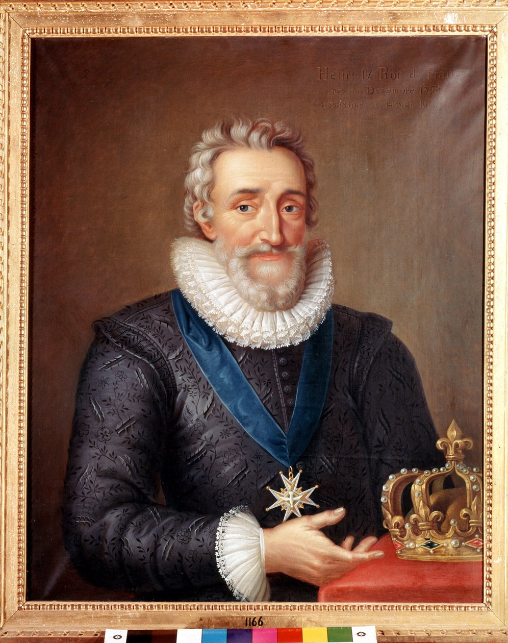 Portræt af Henrik IV (1553 - 1610), konge af Frankrig. Maleri af Philippe de Champaigne. Stockholms nationalmuseum af Philippe de Champaigne