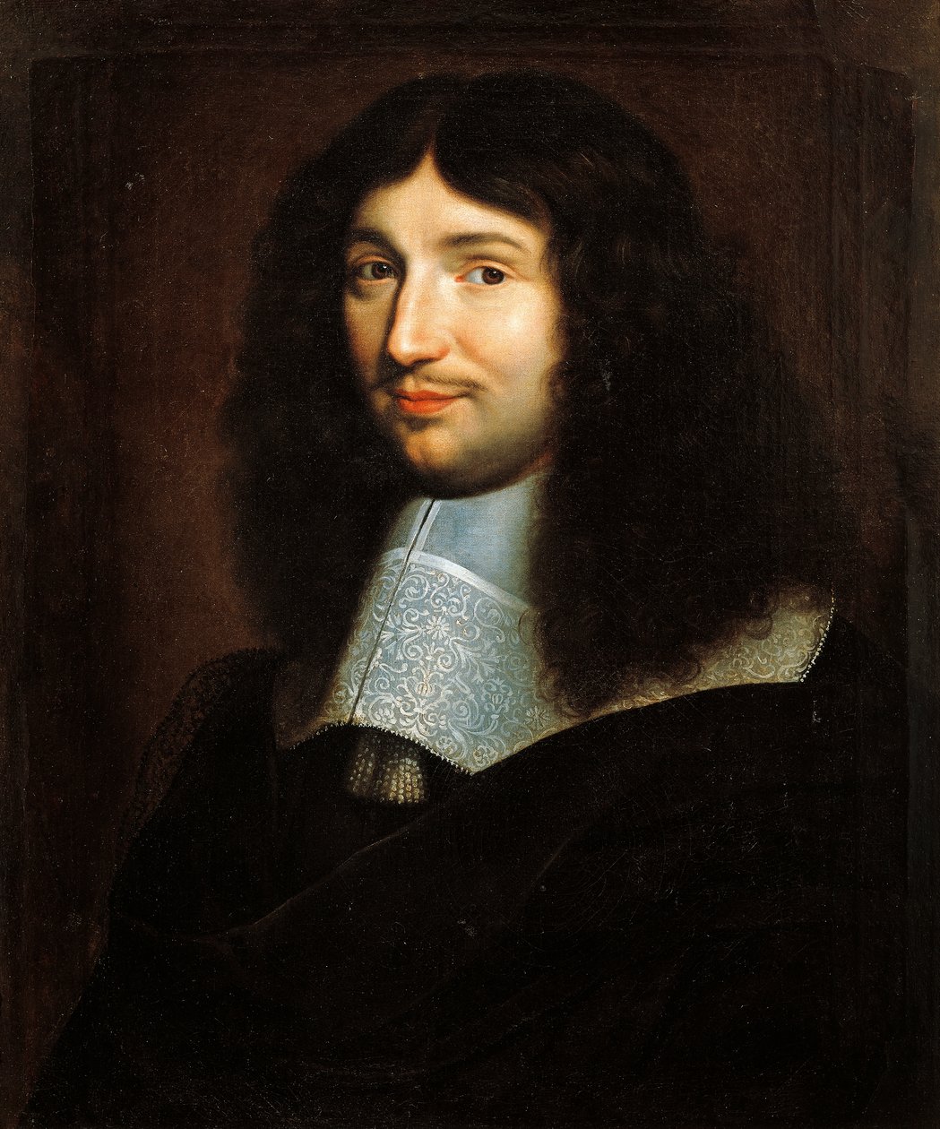 Portræt af Jean-Baptiste Colbert (1619-1683), fransk statsmand, maleri af Philippe de Champaignes skole af Philippe de Champaigne